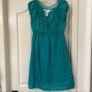 Max Studio Aquamarine Linen Dress Size M